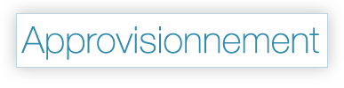 L’approvisionnement